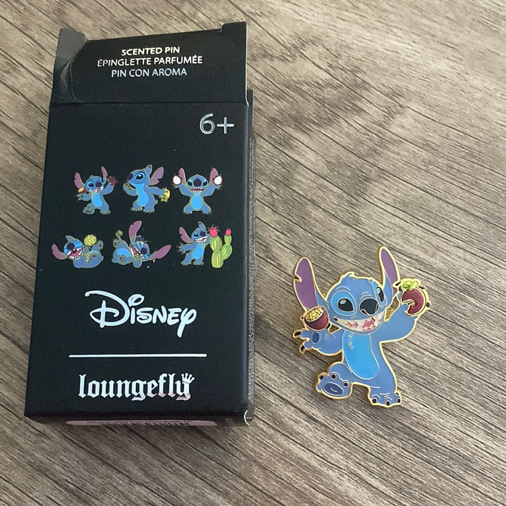 Disney Stitch Pin from mystery loungefly set